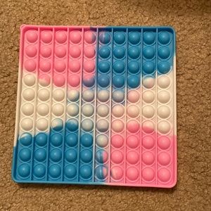 blue and pink ombré